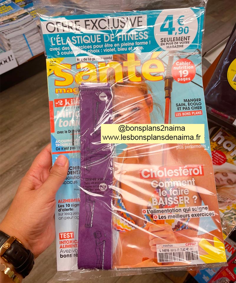 Elastique de fitness Santé Magazine