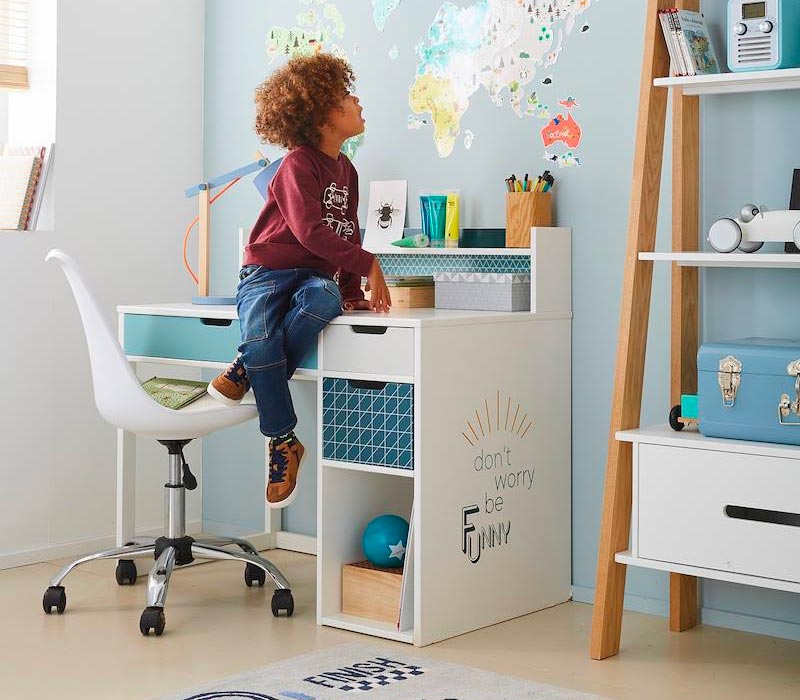 Tres Grand Sous-Main Bureau Enfant Fille Garcon avec Protection