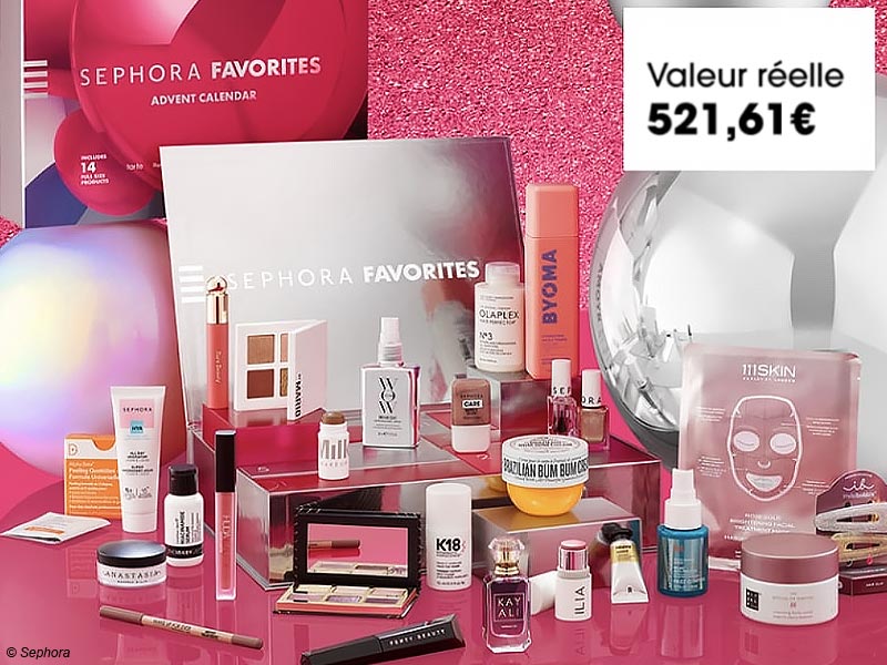 Avis calendrier de l'avent Sephora Favorites 2024