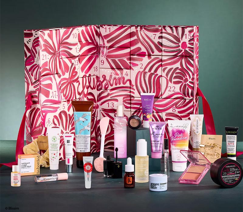 Contenant pour 1100€ de produits de beauté le calendrier de l