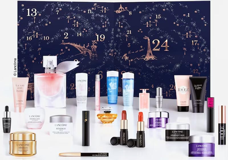 Calendrier de l'avent Lancôme La Vie est Belle 2023