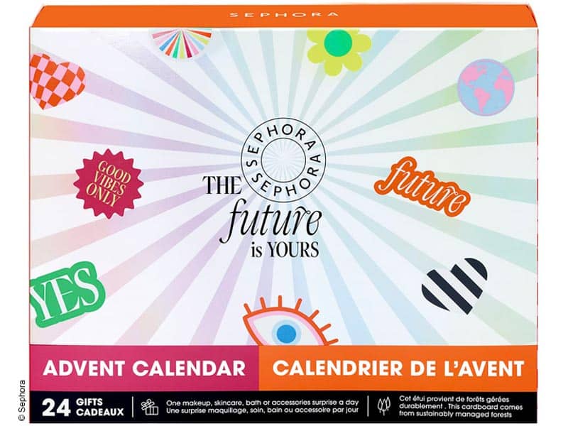 Prix calendrier de l'avent pas cher Sephora
