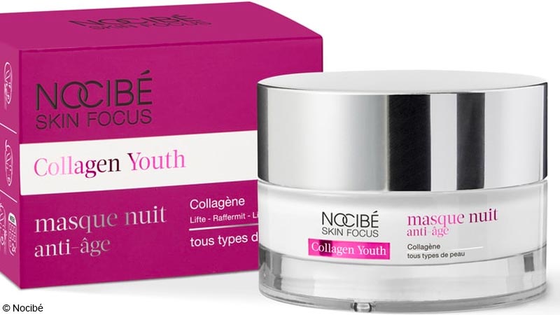 Masque nuit anti-âge Collagen Youth Nocibé