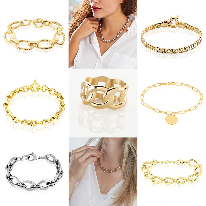 Bijoux grosses mailles tendances