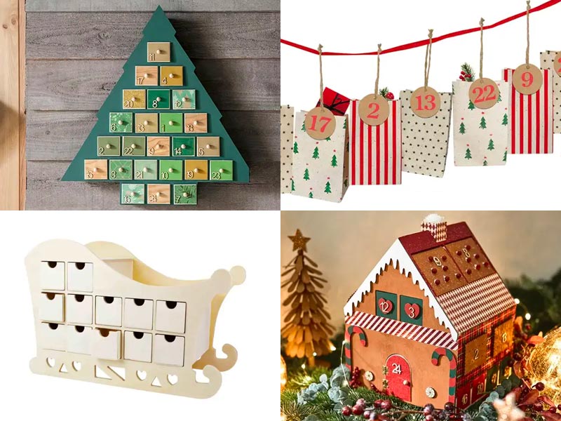 Lot de 24 petits cadeaux - Calendrier de l'avent