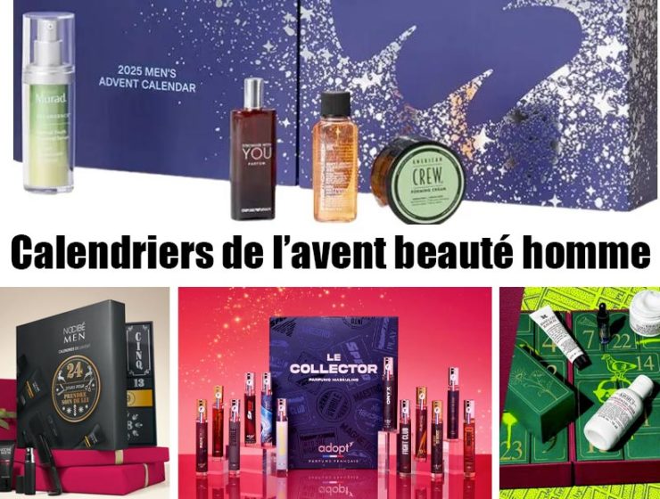 Calendrier de l'avent beauté homme 2025