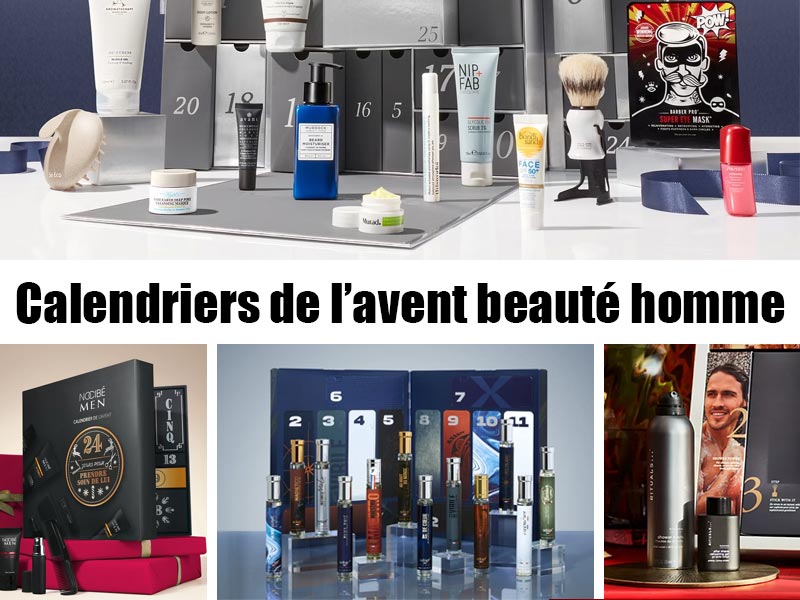 Calendrier de l'avent beauté homme 2023