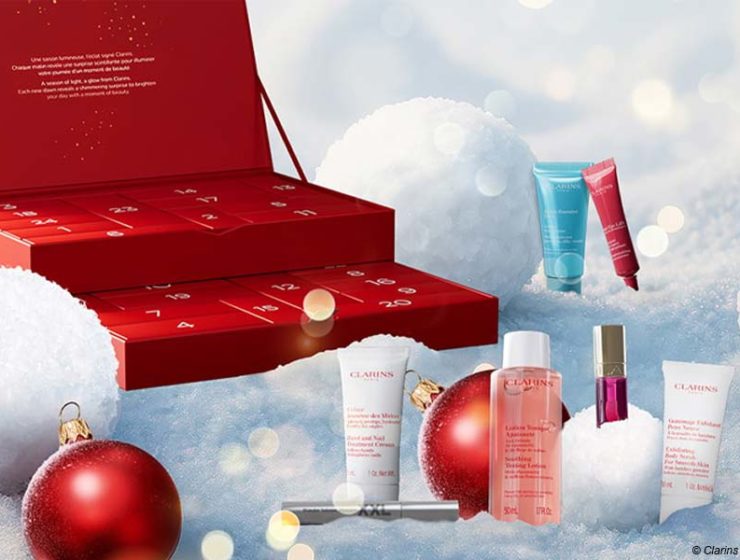 Calendrier de l'avent Clarins 2025