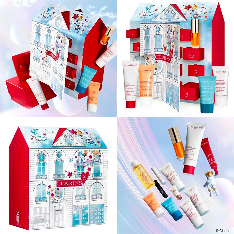 Calendrier de l'avent Clarins pas cher