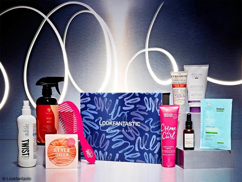 Box Lookfantastic cheveux bouclés