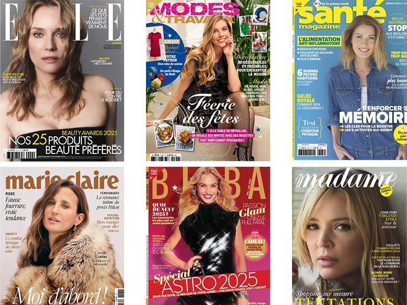 Cadeaux magazines décembre 2023