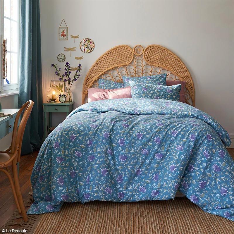 Housse de couette imprimé floral