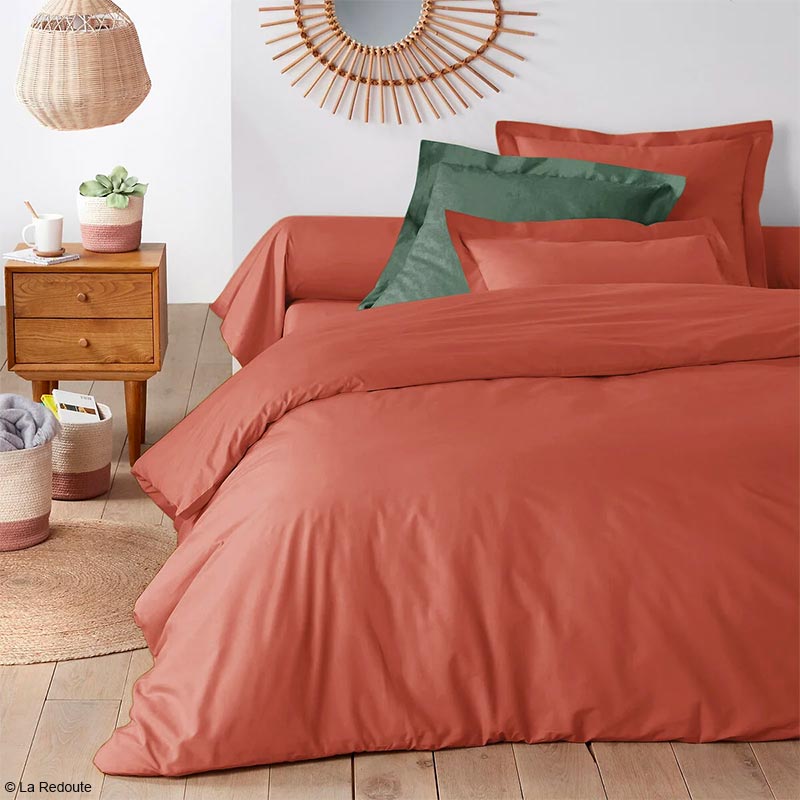 Housse de Couette Terracotta - Velours