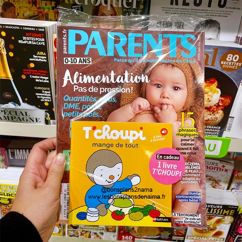 Livre T'choupy Magazine Parents