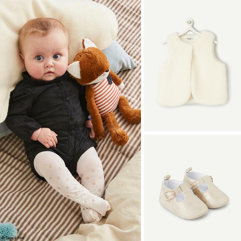 10 tenues de Noël bébé et enfant (fille, garçon) tendances ou