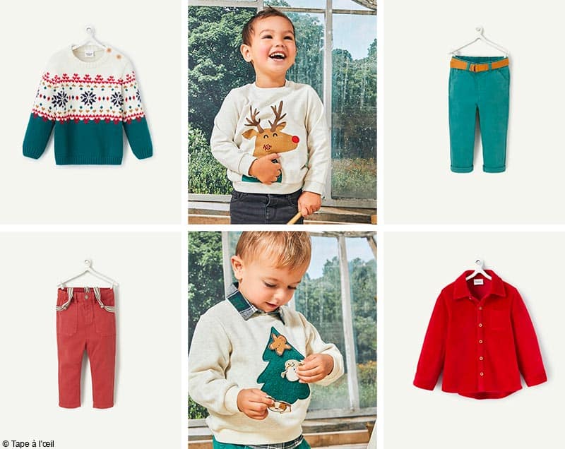 Tenues de Noël garçon bébé