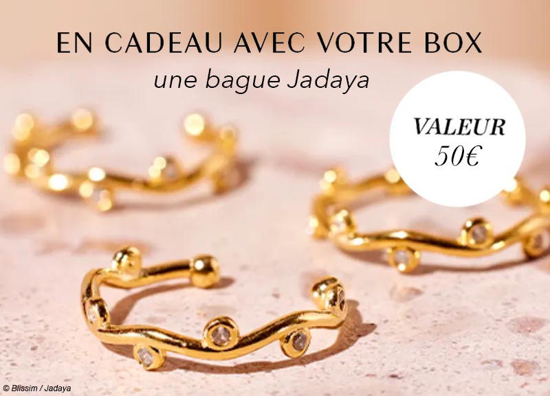 Code promo Blissim bague Jadaya