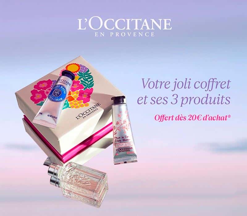 Coffret L'Occitane offert