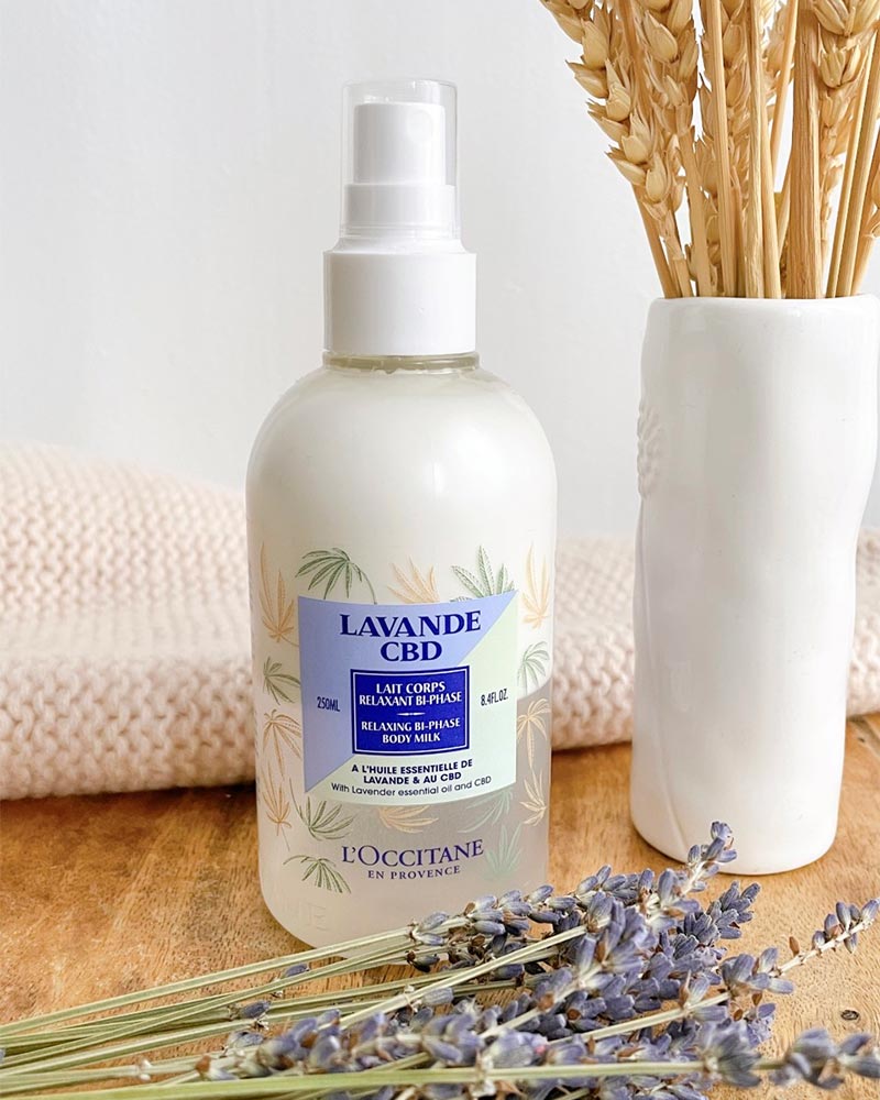 Avis lait corps lavande CBD L'Occitane