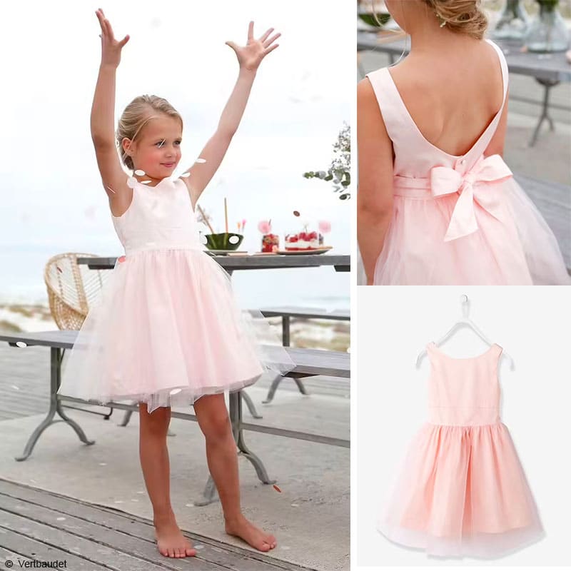 Robe de fête rose