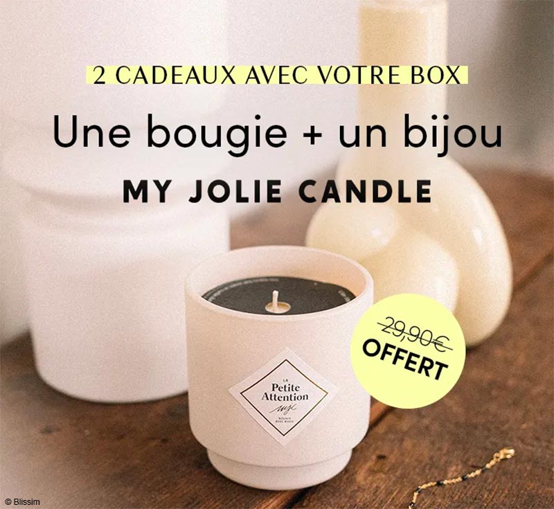 Code promo Blissim My Jolie Candle
