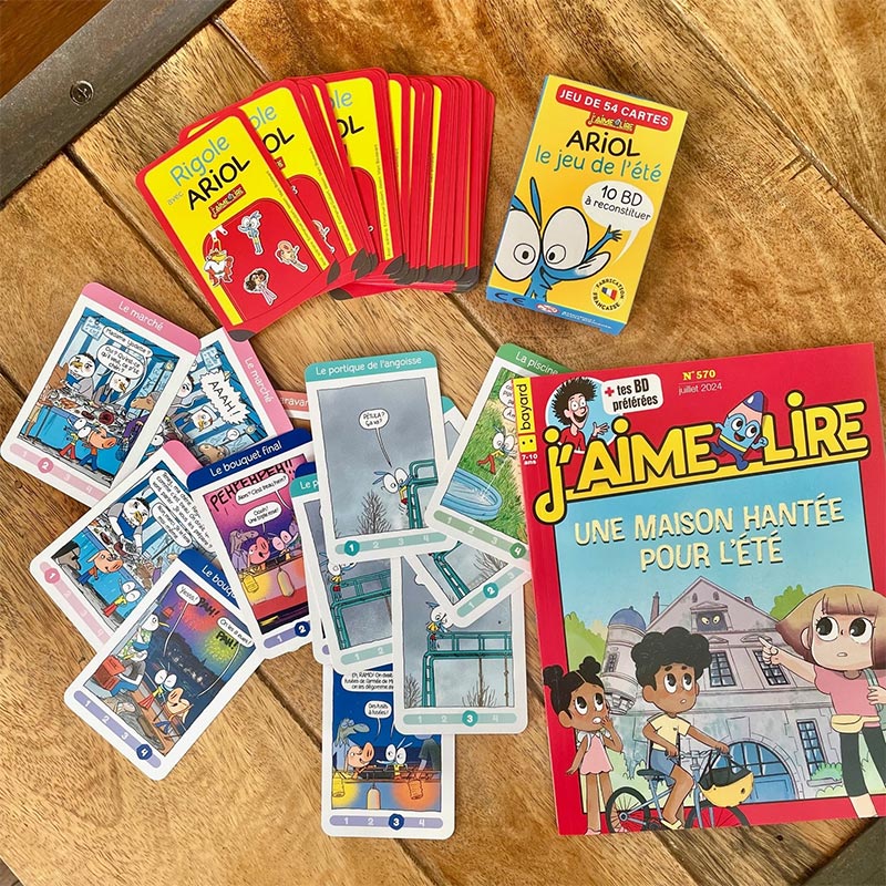 Jeu de cartes Ariol J'aime Lire
