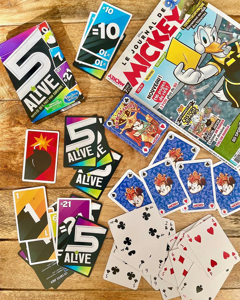 Jeux de cartes Le Journal de Mickey