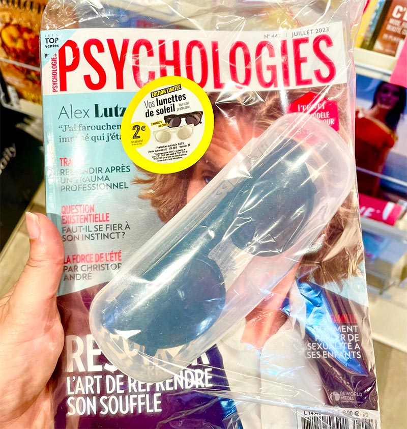 Lunettes de soleil Psychologies magazine