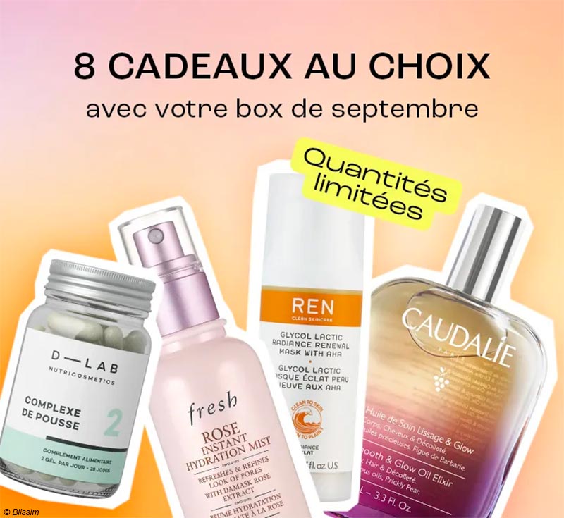Code promo Blissim septembre 2023