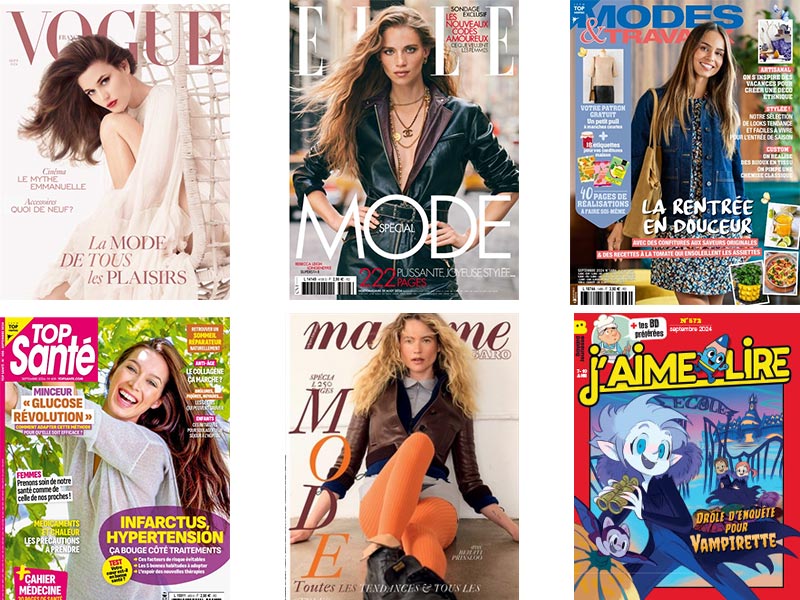 Cadeaux magazines septembre 2024