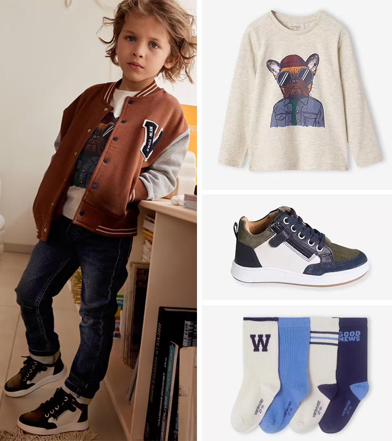 ② Lot de vêtements pour garçon de 8 ans — Vêtements enfant