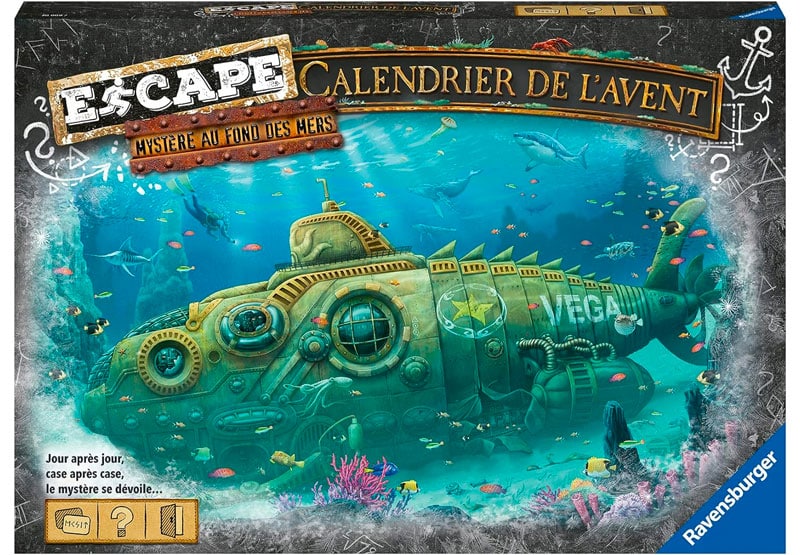 Calendrier de l'avent Escape Game Ravensburger