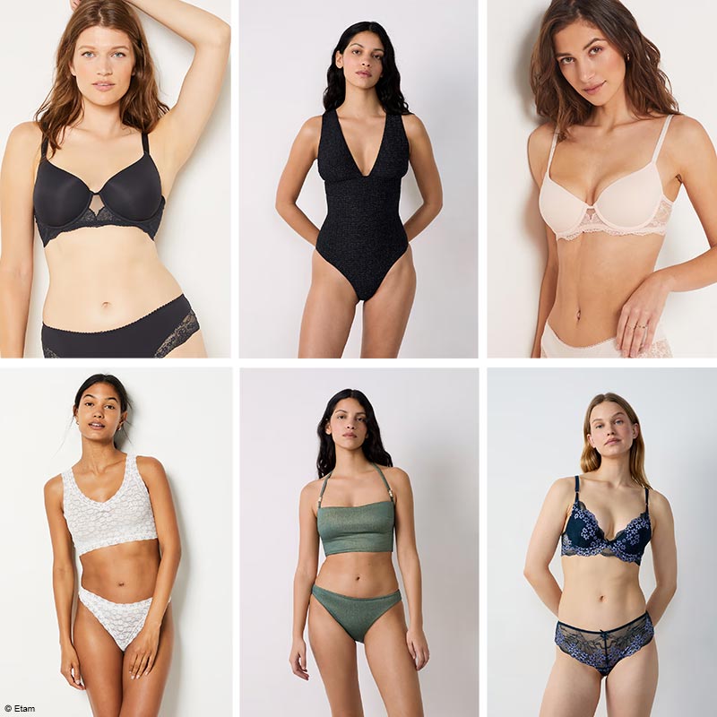 Etam lingerie printemps-été 2024