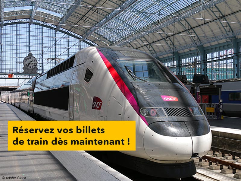 Ouverture vente billets de train Noël