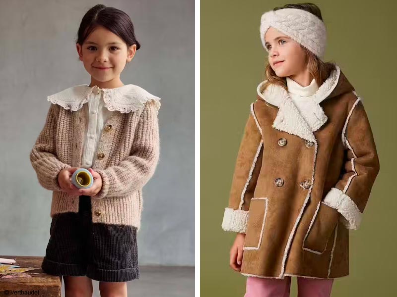 Tendances mode fille et garçon 2023-2024 - Collection Hiver enfant