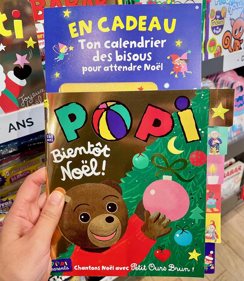 Calendrier des bisous