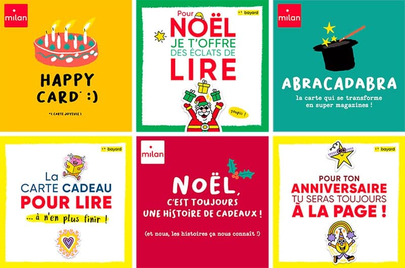 Carte cadeau magazine enfant