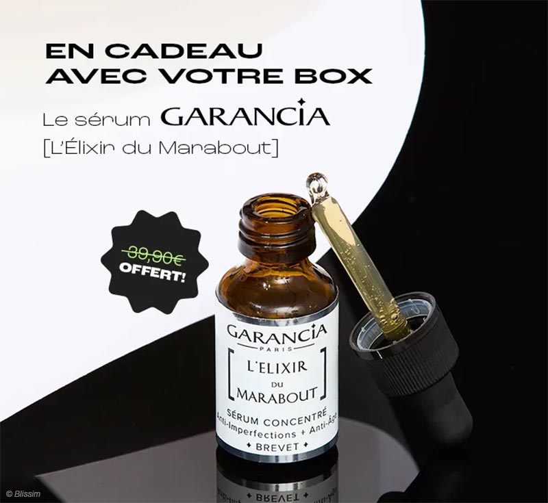 Code promo Blissim x Garancia