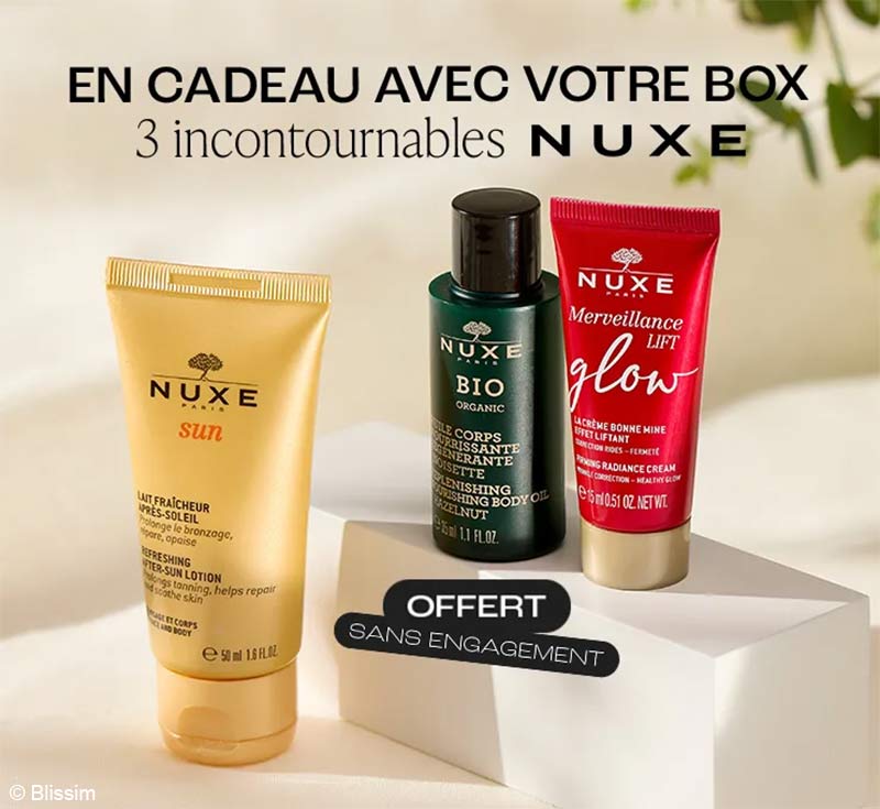 Code promo Blissim x Nuxe
