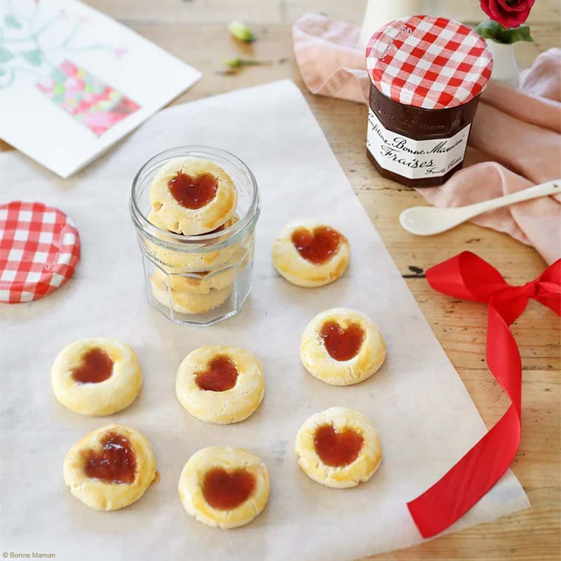 Recette sablés à la confiture