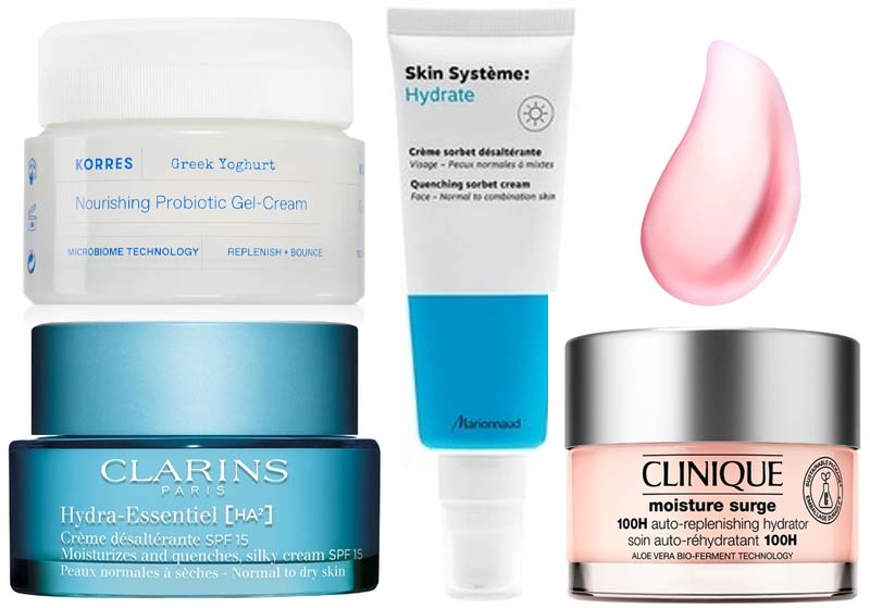 Crèmes légères visage