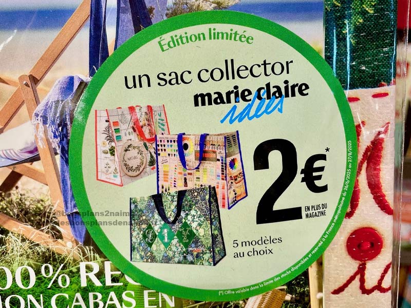 Sac collector Marie Claire Idées
