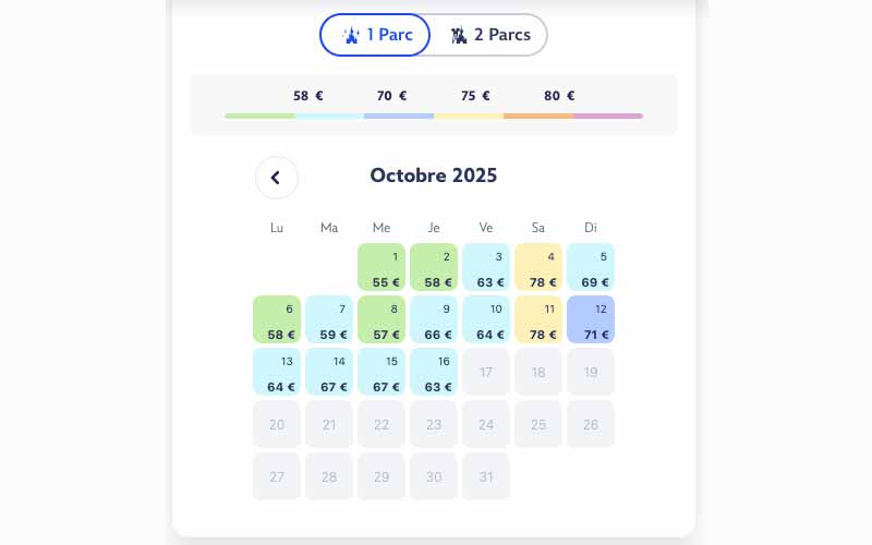 Billet pas cher Halloween