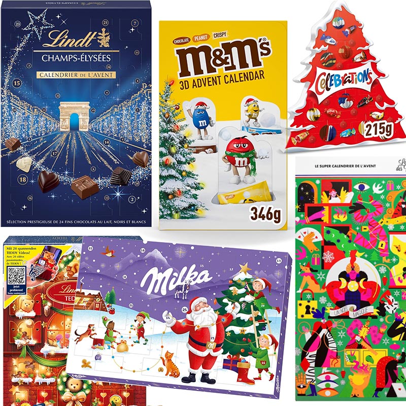 Calendriers de l'avent chocolat