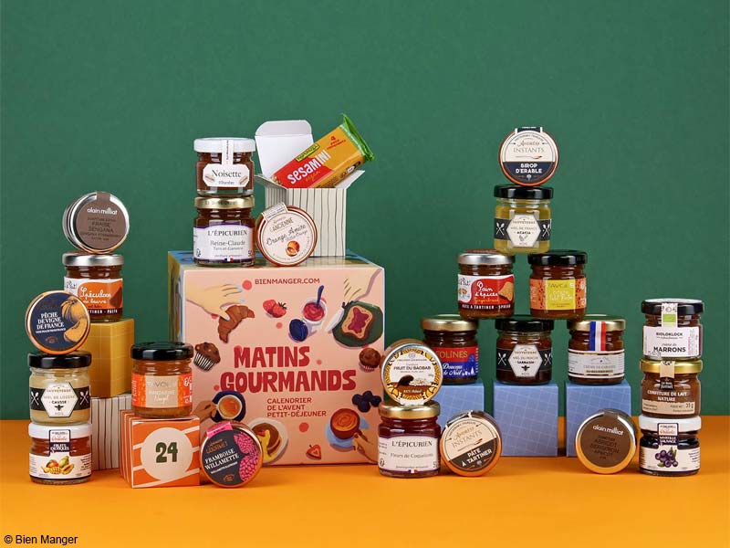 Calendrier de l'avent petit-déjeuner