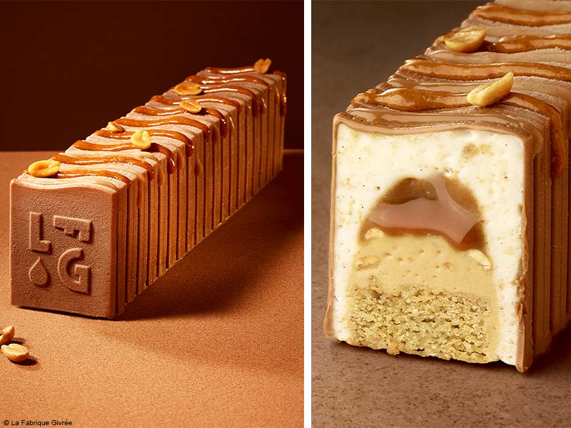 Bûche glacée La Fabrique Givrée