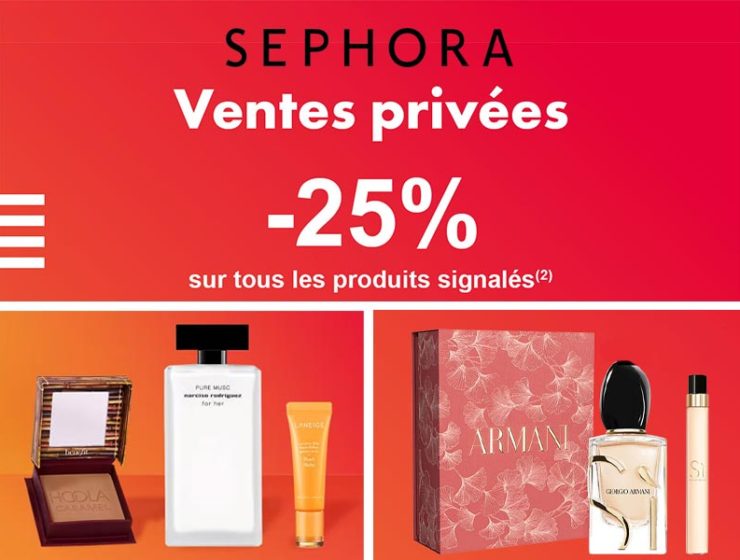 Vente privée Sephora