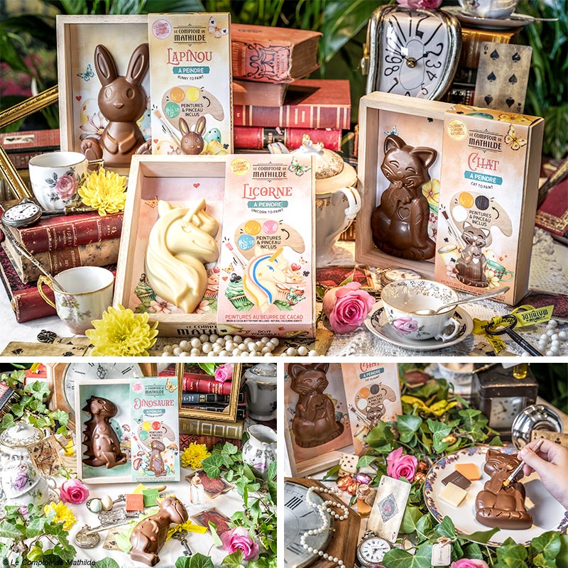 Chocolat de Pâques à peindre