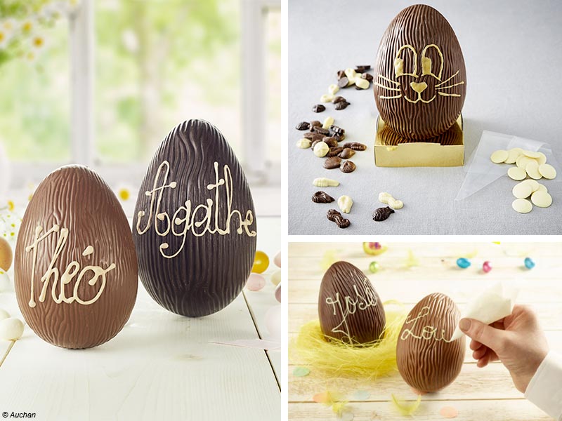 Oeuf de Pâques à personnalisé pas cher