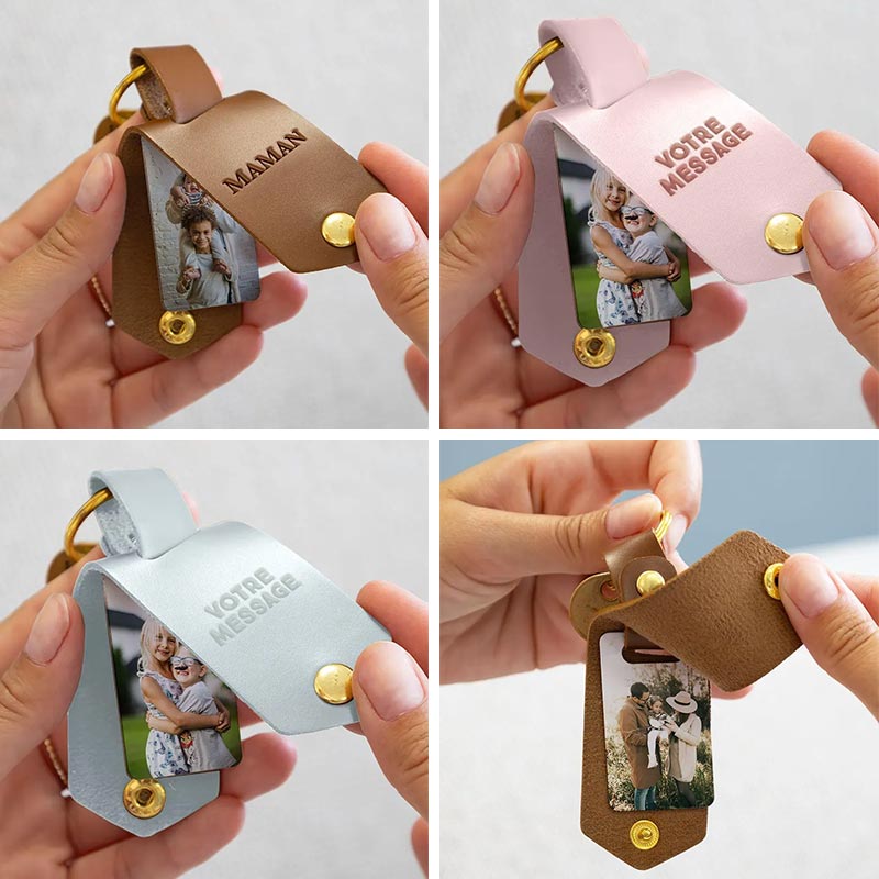 Porte-clés photo personnalisé